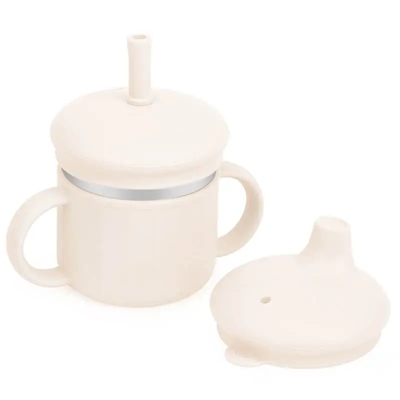 Beige Baby Silicone Cup
